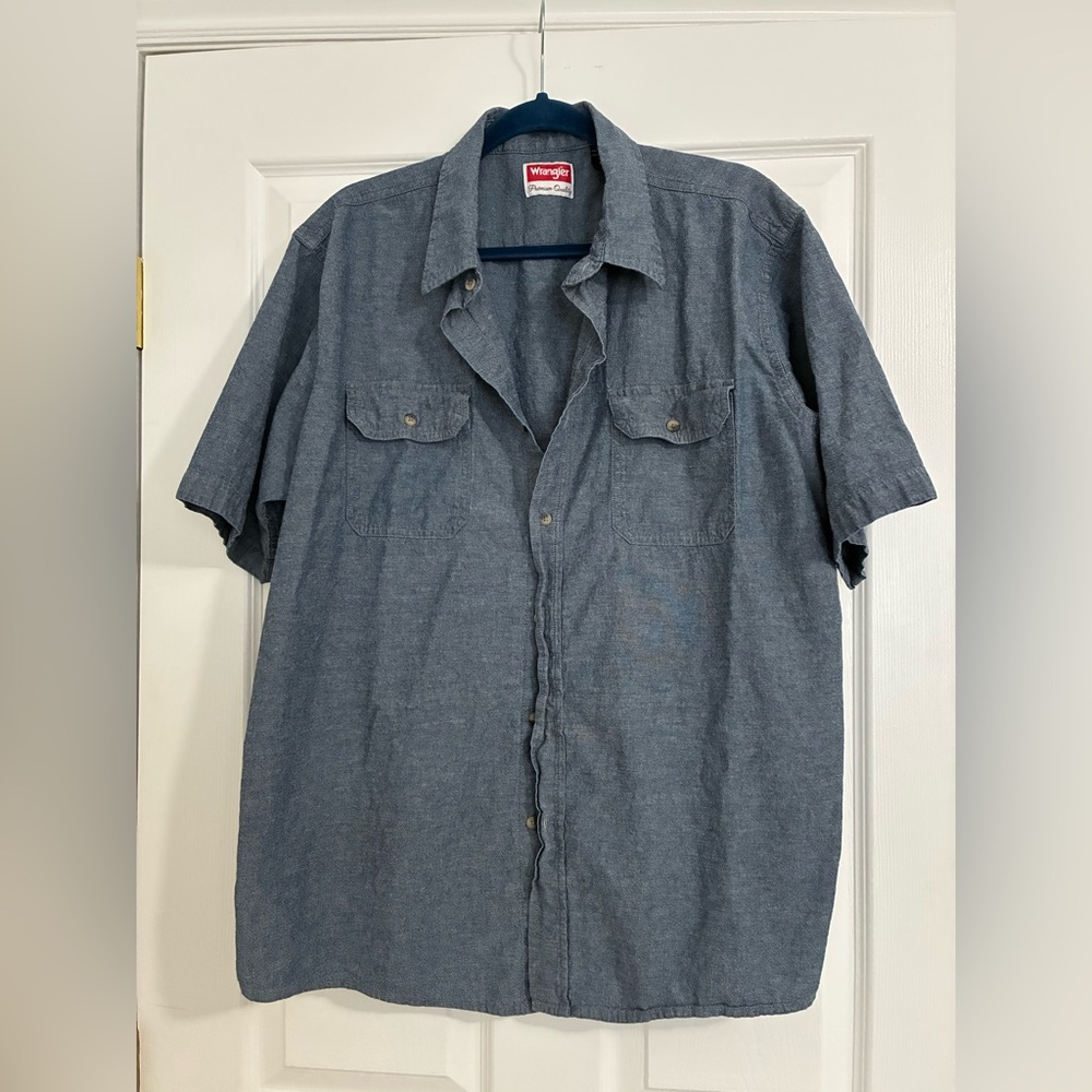 Wrangler Men's Denin Casual/Work Shirt